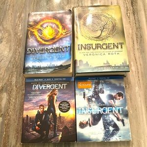 Divergent Insurgent book & dvd combo